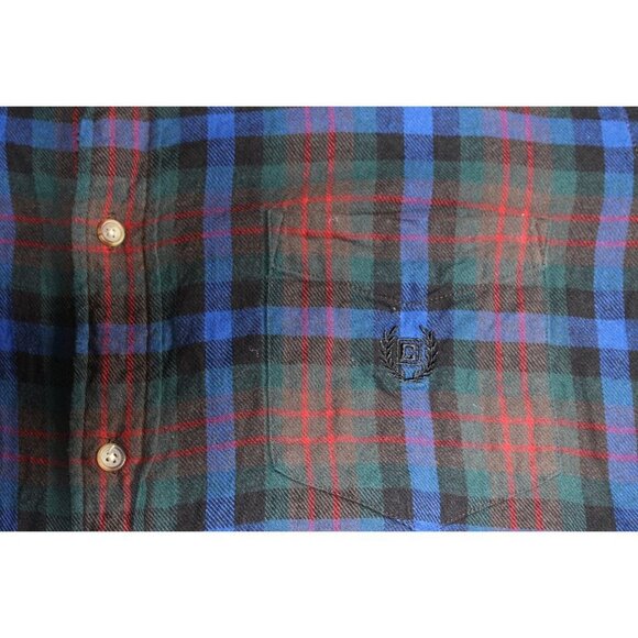 Chaps Ralph Lauren - Mens Button Down Flannel Shirt w/Pocket Emblem, Lrg Oversiz - Picture 4 of 7